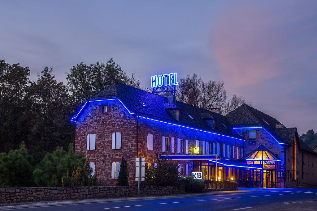 Hôtel Restaurant Les 2 Rives *** Logis Banassac Exterior foto