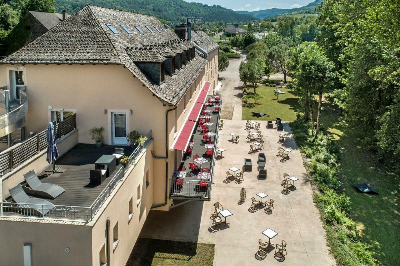 Hôtel Restaurant Les 2 Rives *** Logis Banassac Exterior foto