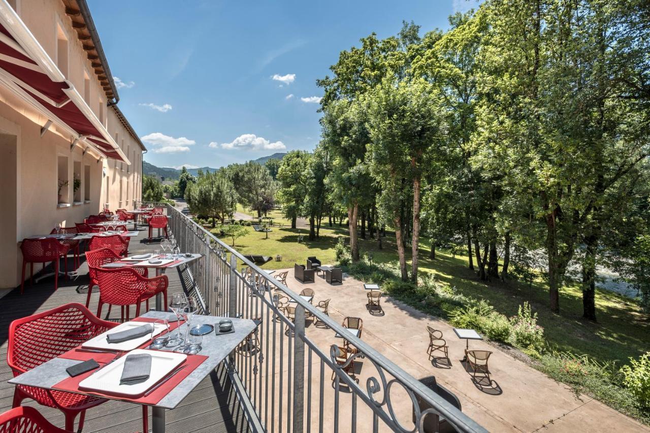 Hôtel Restaurant Les 2 Rives *** Logis Banassac Exterior foto